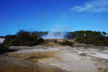 Underground geothermal activity