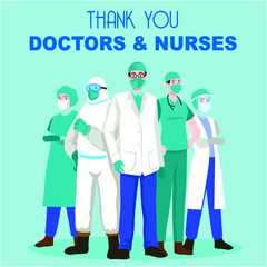 Thank you doctors and nurses.