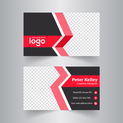 Abstract Corporate Business card Template.
