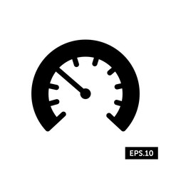 Speedometer Icon, Speedometer Sign/Symbol Vector