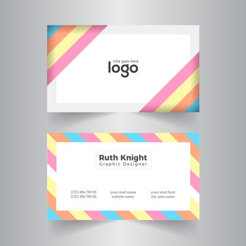 Abstract Corporate Business card Template.