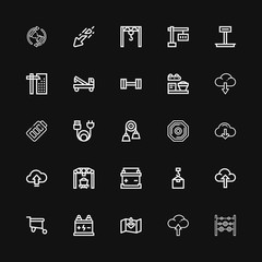 Editable 25 load icons for web and mobile