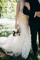 Beautiful wedding flowers. Wedding bouquet.