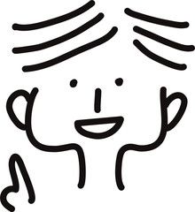 手描きの人物イラスト