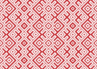 National knitting striped slavic ornament