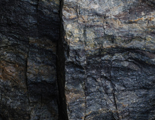 Granite. The structure of the stone. Rock.