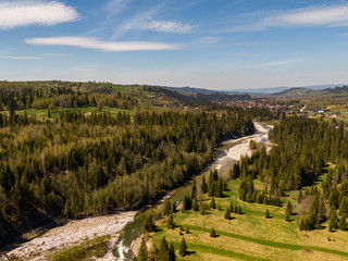 Riverbed in Tatra mountains shot with drone © WATCH_MEDIA_HOUSE