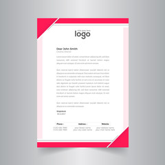 Business style letter head templates for your project design.