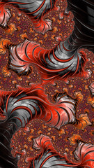 Artistic and imaginative digitally designed abstract 3D background