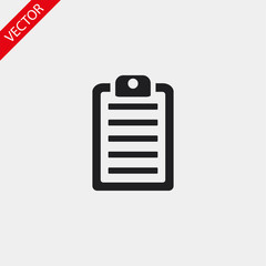 List vector icon , lorem ipsum Flat design