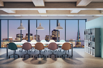 Clean conference interior