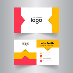 Abstract Corporate Business card Template.