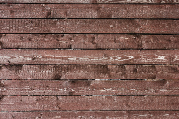 A brown old painted wooden planks texture