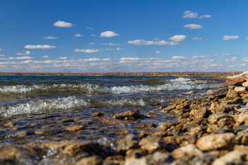 Fototapeta premium lake waves
