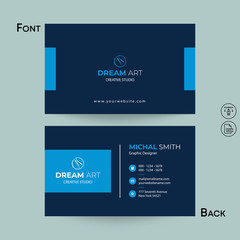 Simple and Clean professional Business Card Template