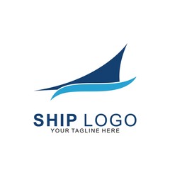 Premium Ship logo with modern concept