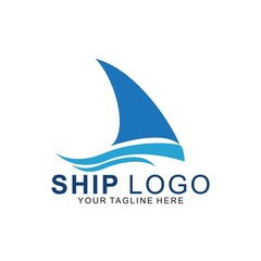 Premium Ship logo with modern concept