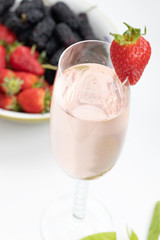 strawberry milk shake