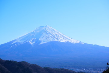 快晴と富士山（Mt.Fuji）