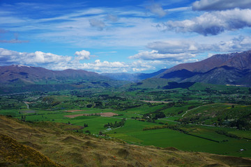 Obraz premium Panoramic view of a valley