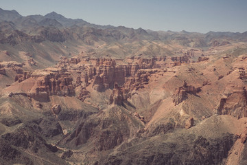 Fototapeta na wymiar charyn canyon national park kazakhstan