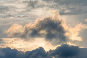 Obraz premium 東京の秋の空と雲０７