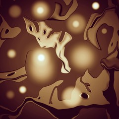 abstarkcja, potwory, świetliki © Pawe