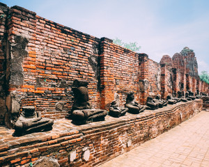 AYUTTHAYA, THAILAND many Tourists from around the world MUST visit went come to Thailand, ...