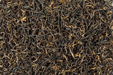 Background consisting of tea leaves.