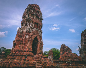 AYUTTHAYA, THAILAND many Tourists from around the world MUST visit went come to Thailand, ...