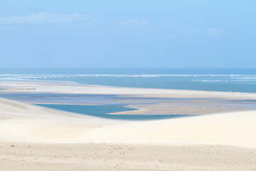 Pyla-sur-Mer, Landes/France; Mar. 27, 2016. The Dune of Pilat is the tallest sand dune in Europe....
