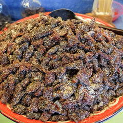 Thai traditional Fruit preserve, most famous product of Thailand, Thai dish in Thai restaurants