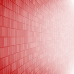 Abstract background of small squares or pixels in red colors