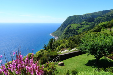 View on the east side of the azores