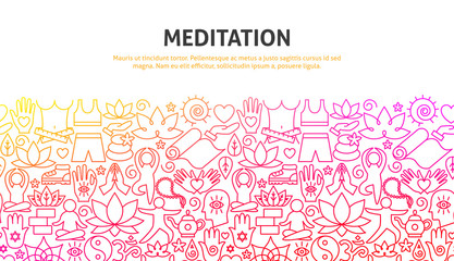 Meditation Concept Banner