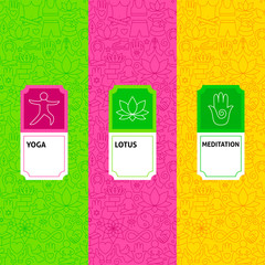 Line Yoga Package Labels