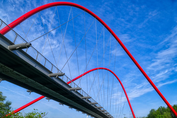 Brücke in einem Park in Gelsenkirchen