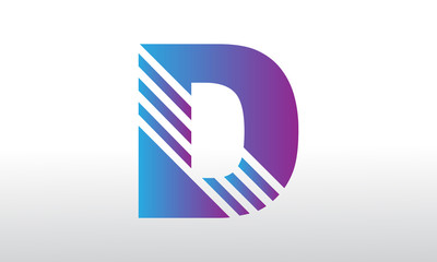 D vector illustration of an abstract icon