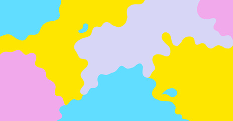 Colorful abstract background. Modern vector pattern with multicolor abstract shapes.