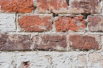 Brick wall - architecture abstract pattern