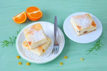 Käsekuchen mit Gitter