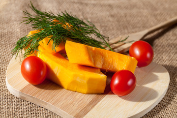 Pumpkin - a vitamin-rich product for a healthy diet, Russia