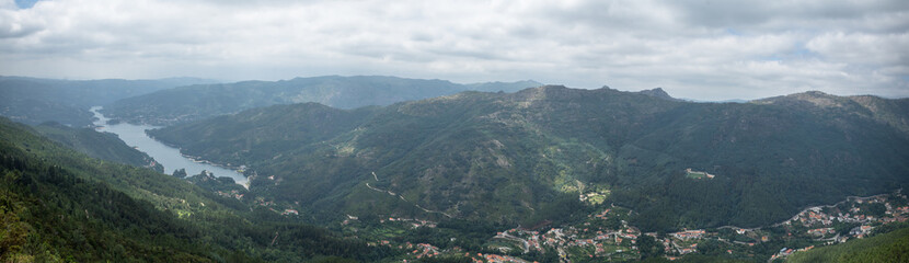 Fototapeta na wymiar panorama peneda geres national park viana do castelo braga