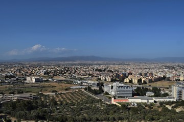Obraz premium Cagliari view from colle San Michele