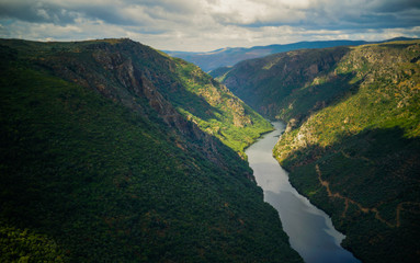 The canyon of Douro river valley National Park