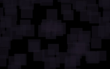 Black abstract background. Backdrop with grey squares. 3D illustration