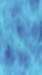 Background of abstract white color smoke isolated on blue color background. The wall of white fog. 3D illustration