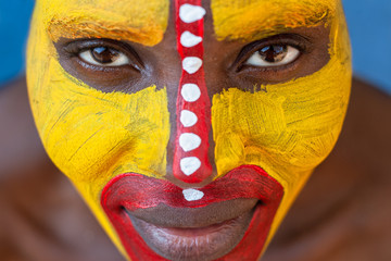 portrait tribal  African woman