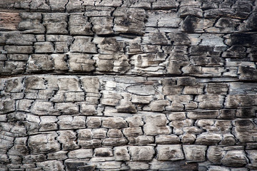 Wood burned like charcoal.