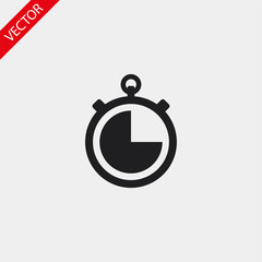 icon clock time vector , lorem ipsum Flat design
